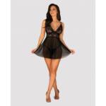 Picardías y Braga Idillia Obsessive Idillia babydoll Negro XXL/XXXL - Imagen 2