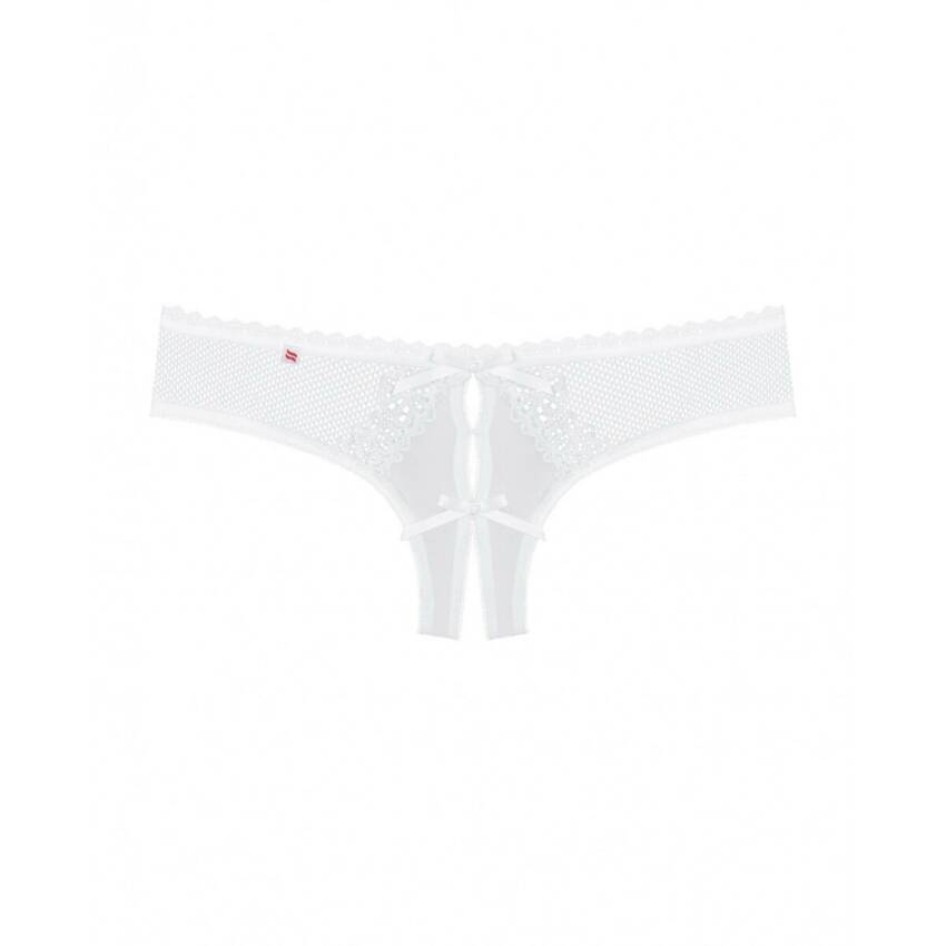 Bragas Blancas con Encaje Alabastra Obsessive OBS-8208991-S/M-OLD S/M Blanco - Imagen 4