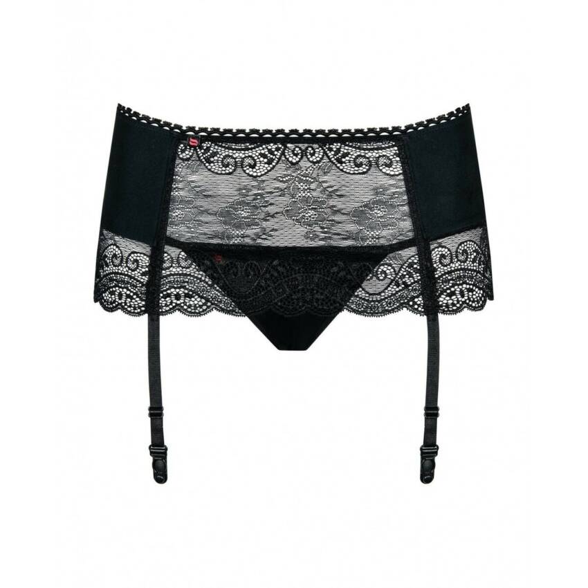 Liguero Obsessive Miamor garter belt S/M Negro - Imagen 4