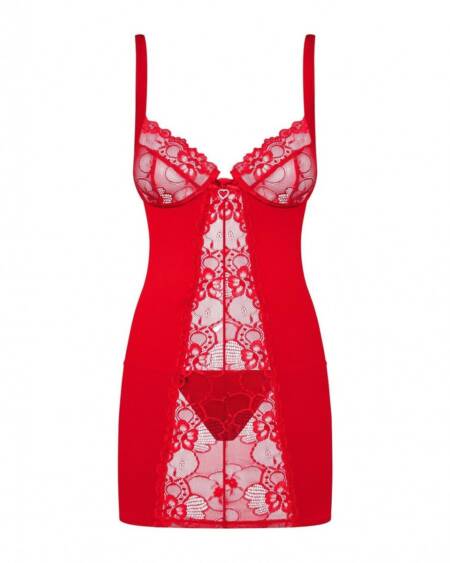 Picardías Obsessive Heartina Rojo S/M