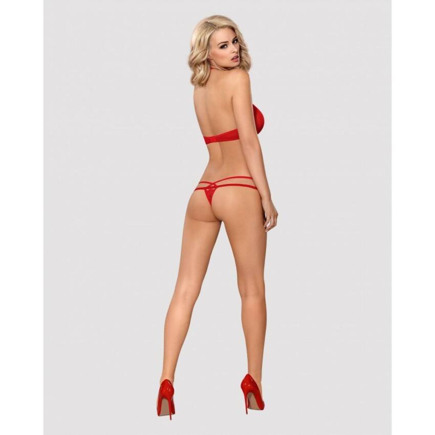 Conjunto de Lencería Obsessive 838-SET-3 Rojo S/M - Imagen 3