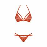 Conjunto de Lencería Obsessive 838-SET-3 Rojo L/XL