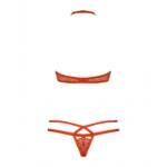 Conjunto de Lencería Obsessive 838-SET-3 Rojo L/XL - Imagen 5