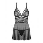 Picardías Obsessive 838-BAB-1 Negro L/XL