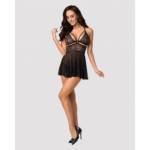 Picardías Obsessive 838-BAB-1 Negro XXL/XXXL - Imagen 3
