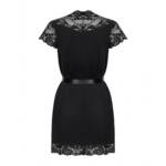 Bata Obsessive PEIGNOIR Negro L/XL - Imagen 4