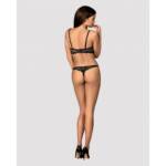 Conjunto de Lencería con Encaje Obsessive Letica Negro L/XL - Imagen 3