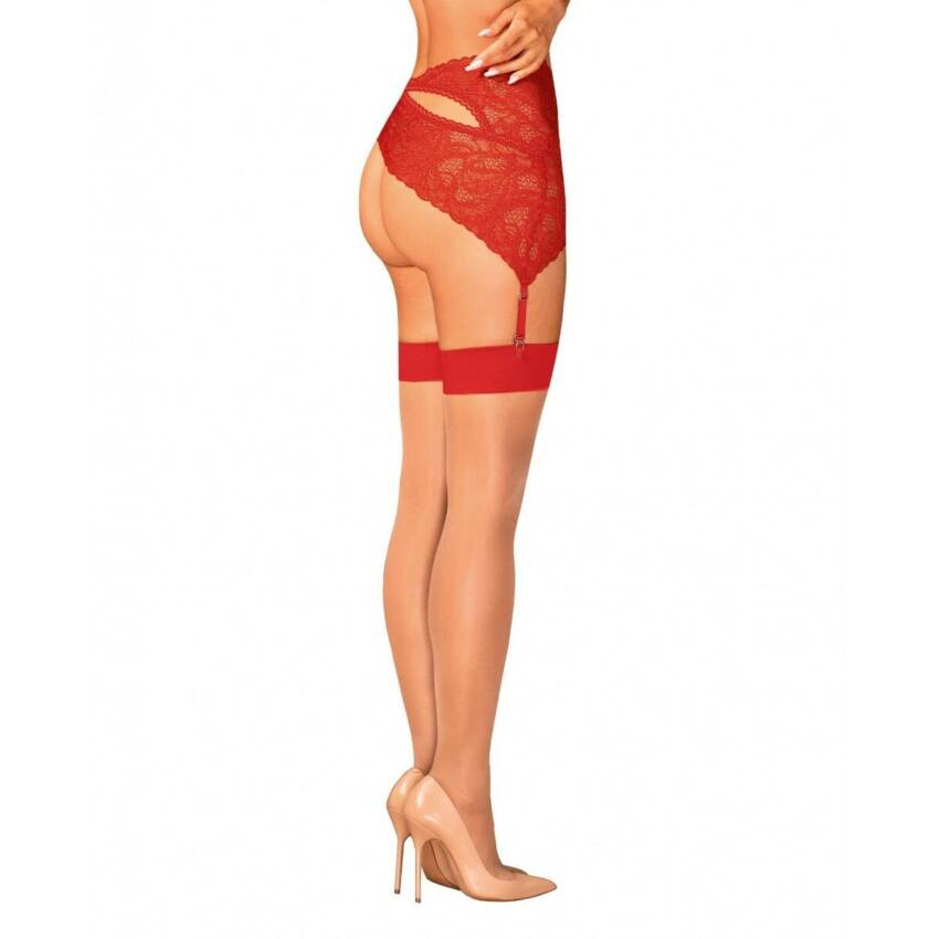 Medias Obsessive Rojo L/XL - Imagen 2