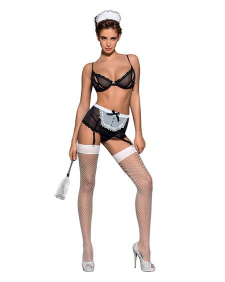 Conjunto de Lencería con Encaje Obsessive MAIDME L/XL